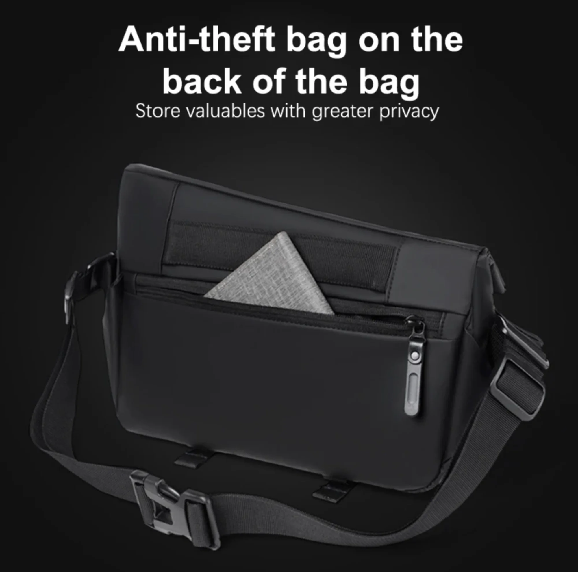 Men's Multifunction Anti-theft Large Capacity Motorcycle Diagonal Shoulder Bag Sports Backpack Shoulder Bag Men'S Cycling Bag