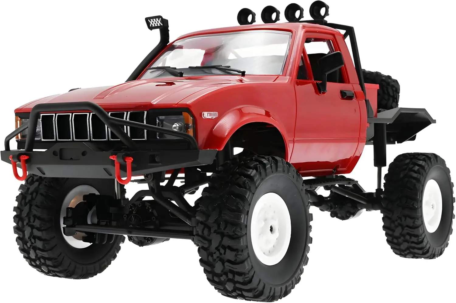 

RC Crawler 1:16 4WD Off-Road Truck Remote Control Rock Crawler All Terrain RTR Hobby Pickup for Adults, 2.4GHz 2CH