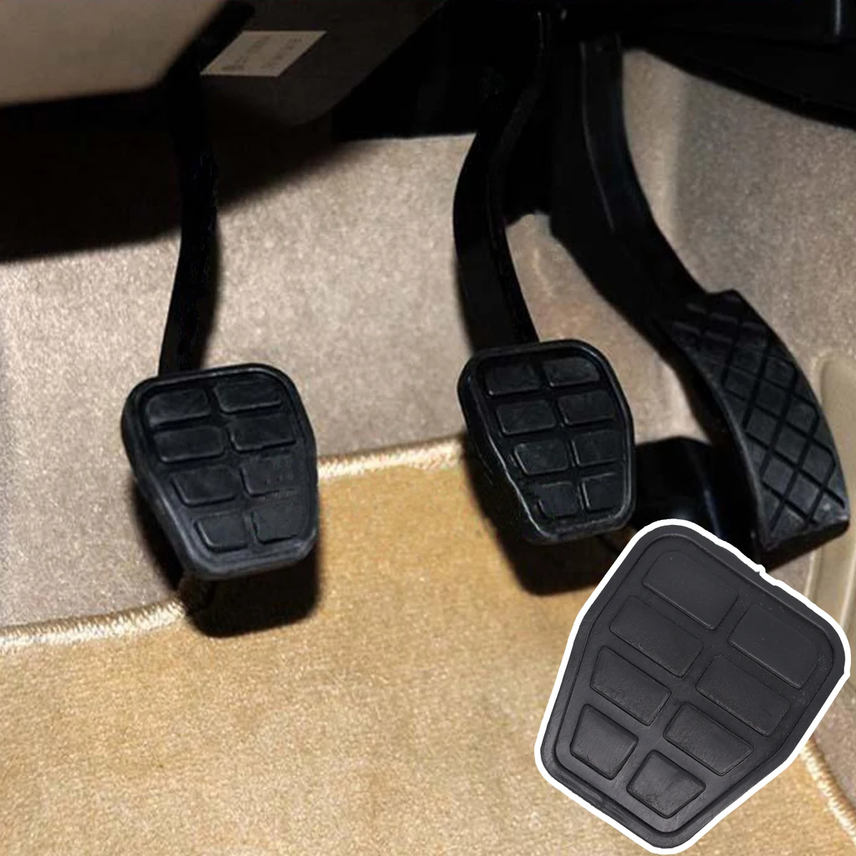 

For VW Caravelle 1990 - 2002 2003 Golf 2 MK2 1983 - 1992 Passat B3 1988 - 1996 Golf 2 Rubber Brake Clutch Foot Pedal Pad Covers