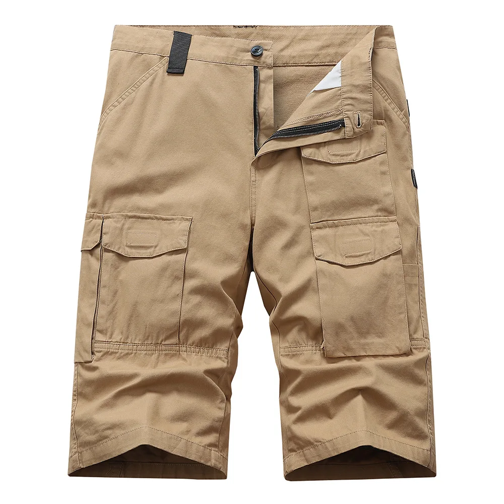 

2023summer Men Cotton Cargo Shorts Clothing Summer Casual Breeches Bermuda Fashion Beach Shorts Dropshipping Cargo Short Legwear