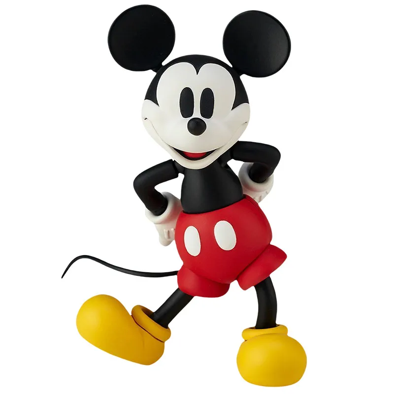 Kaiyodo genuíno revoltech anime figura filme revo mickey no.013 1936 figura de ação brinquedos para meninos crianças presente modelo colecionável