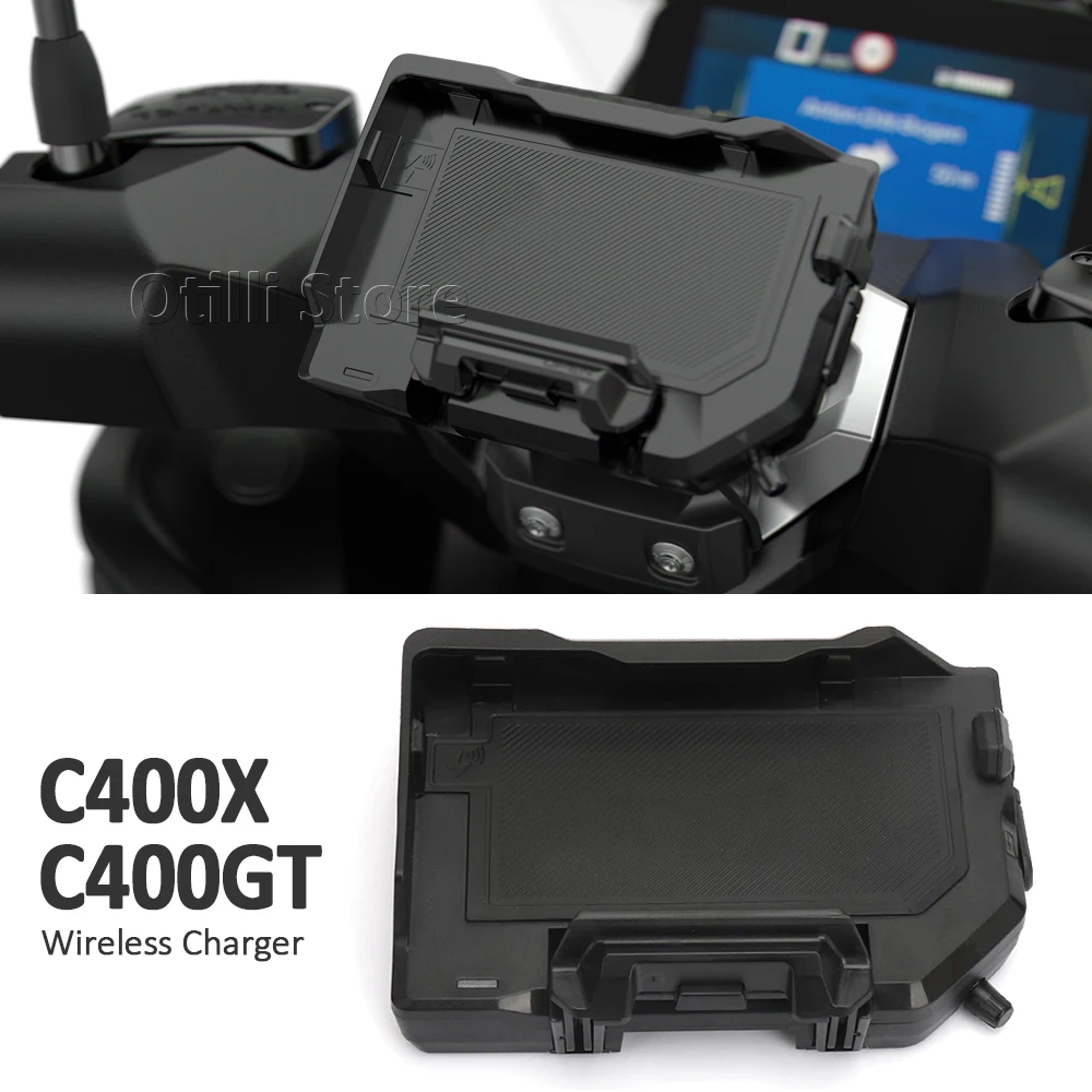 

Motorcycle Wireless Charging Phone Holder Navigation Bracket For BMW C400X C400GT C400 X C 400 GT 2025 R1300GS F900GS Adventure