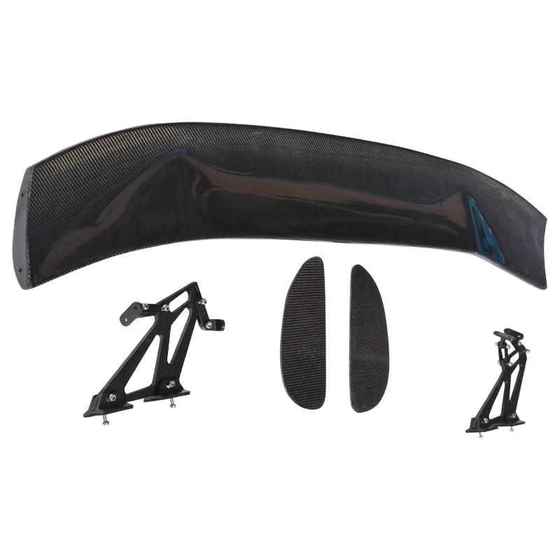 GT style Carbon Fiber Universal Rear Trunk Spoiler Car Modification Accessories    