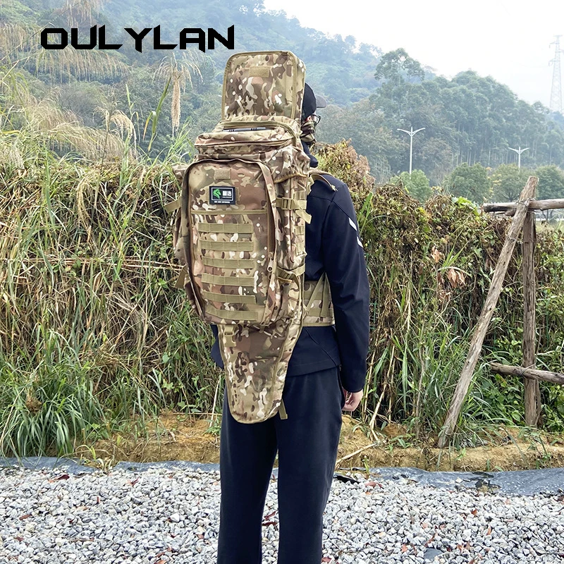 

Oulylan Outdoor Sports Backpack Combination Rucksack Men Fans Multifunction Hunting Bag Mountaineering Camping Bag Male