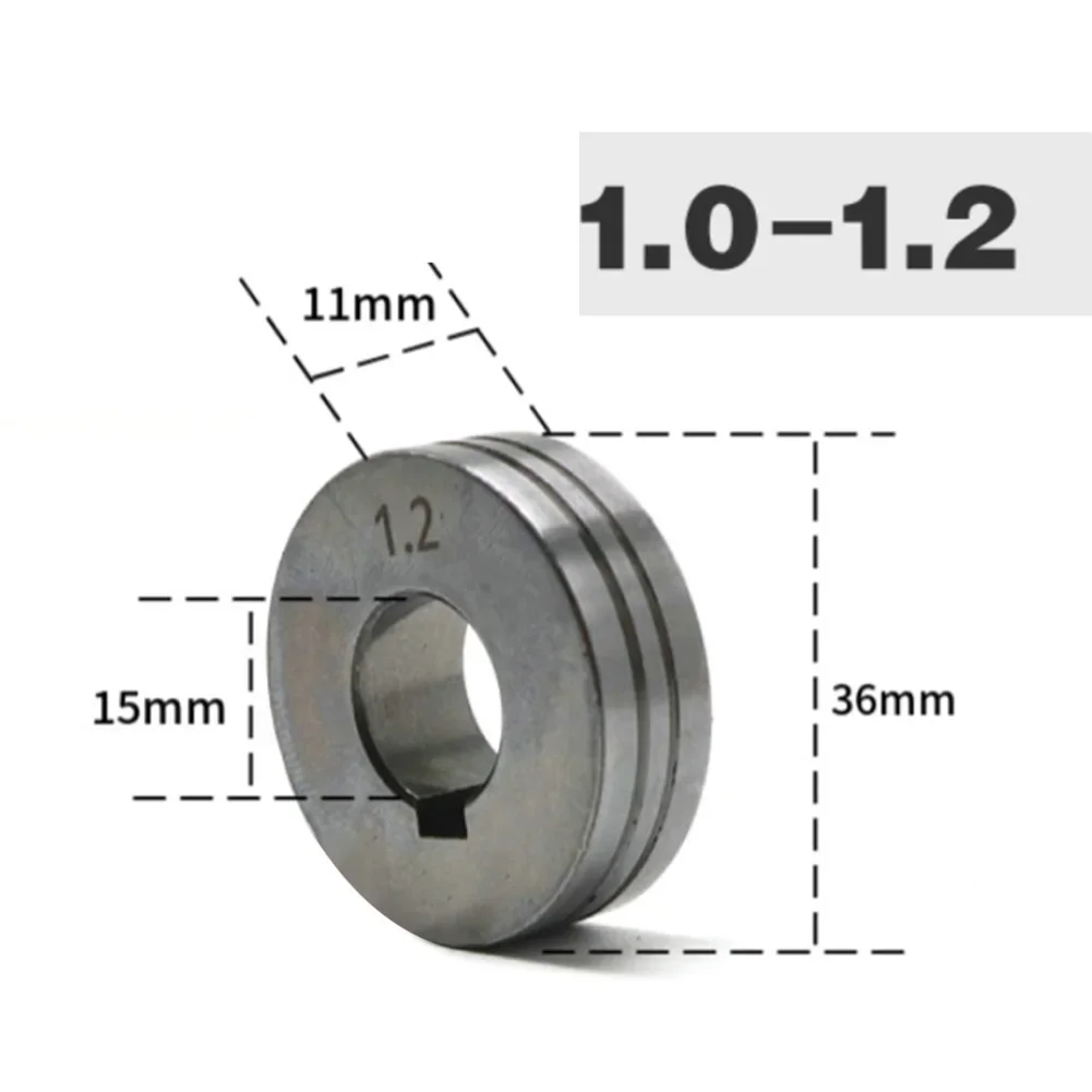 1 pz 0.8/1.0mm Mig compatto saldatura filo alimentatore rullo in acciaio inox filo alimentatore rullo saldatura filo alimentazione ruota di guida