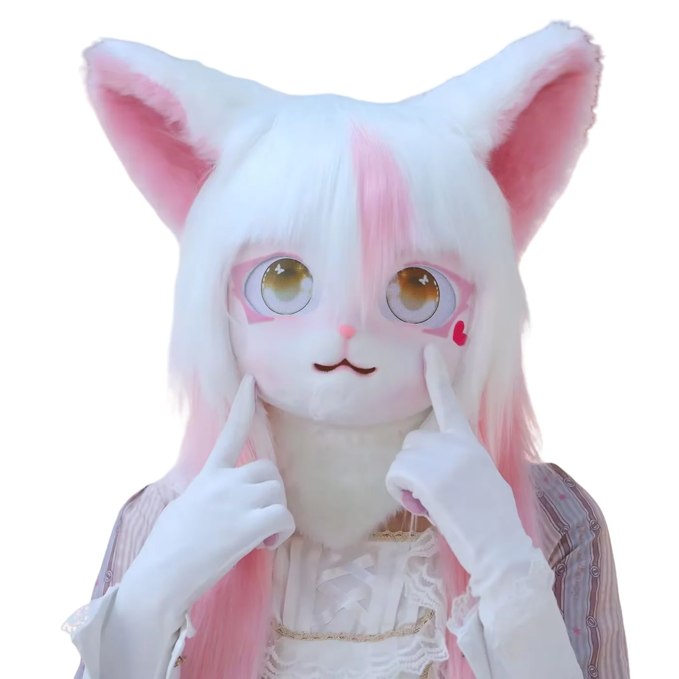 New Kig Kigurumi Furry Headset Fursuit Cosplay Animal Furry Mask Head Base Paw Comiket Cosplay Costumes