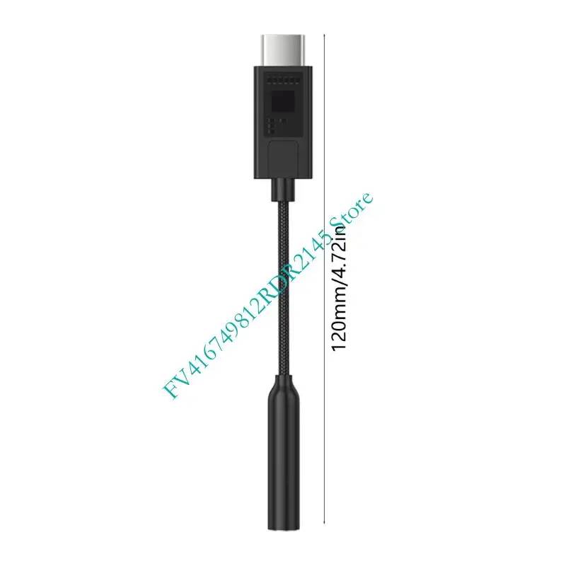 B2EF AM02 مضخم فك التشفير المحمول USB C إلى 3.5 مم محول الصوت