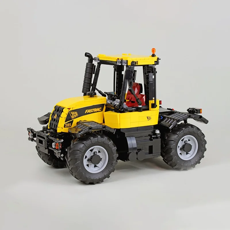 1386pcs MOC JCB Fastrac Creative Advanced Build Model Building Blocks Castle Adventure Technical Street Scene Buildable Toy Gift