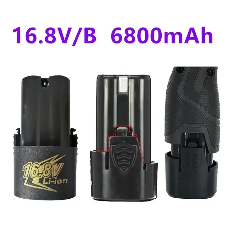 New 16.8V 6800mAh Lithium Battery 18650 Li-ion Power Tools Accessories For Cordless Screwdriver Electric Drill Batter