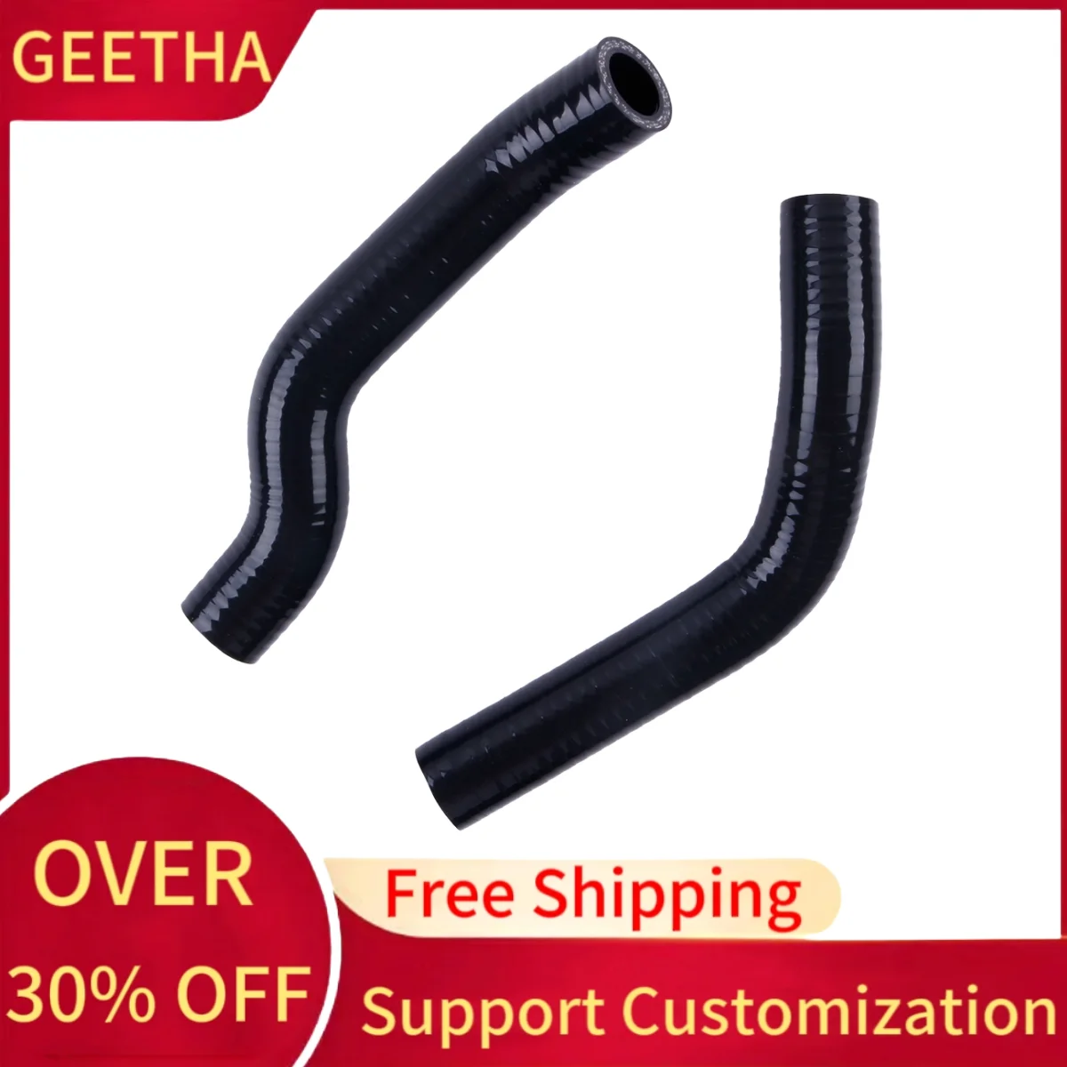 For YAMAHA TDR250 TDR 250 1988-1990 Silicone Radiator Coolant Pipe Tube Hose Kit