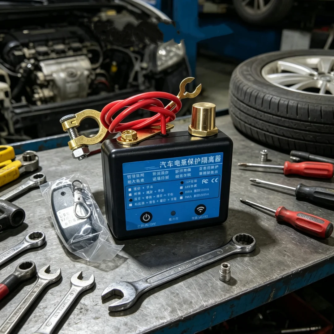 12V 24V Battery Disconnect Switch 350A Car Truck Remote Control Battery Kill Switch Top Mount Smart Auto Cut Off