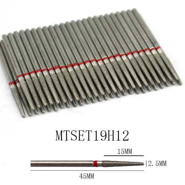 50pc Diamant Nagel Bohrer Häutchen Sauber Bit Set Fräser für Maniküre Elektrische Cutter Bits Zubehör Abgestorbene Haut entfernen
