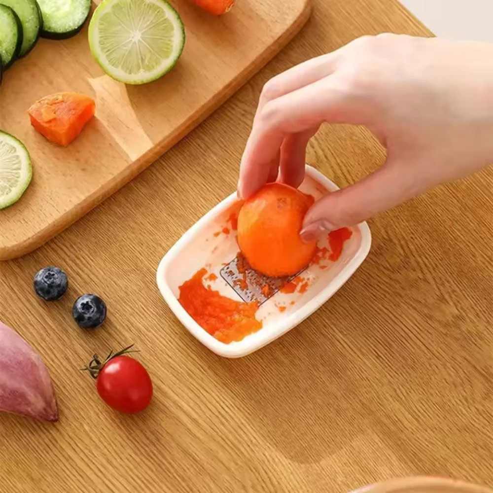 Handheld Ginger Garlic Grinding Plate Manual Kitchen Grater Tool For Making Ginger Garlic Paste Juice Home Cooking Use