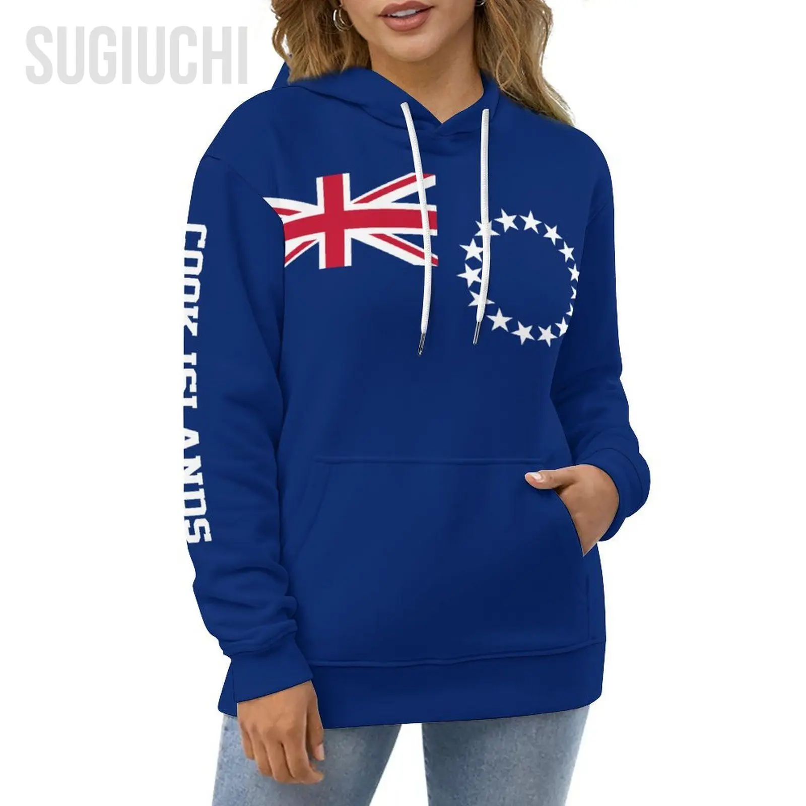 Unisex 3D Hoodie Cook Islands Flag Men Women Polyester Harajuku Sweatshirt Pullover Hoodies Casual Cool