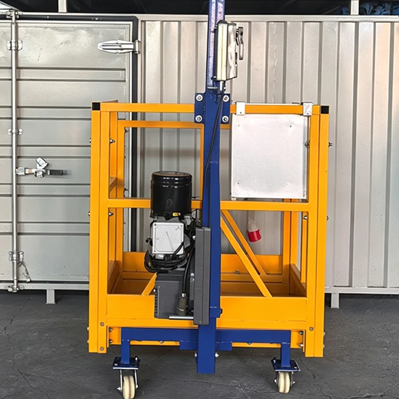 Single Person Electric Suspended Platform Standing Type Exterior Wall Construction Safety Shaft Suspended Platform