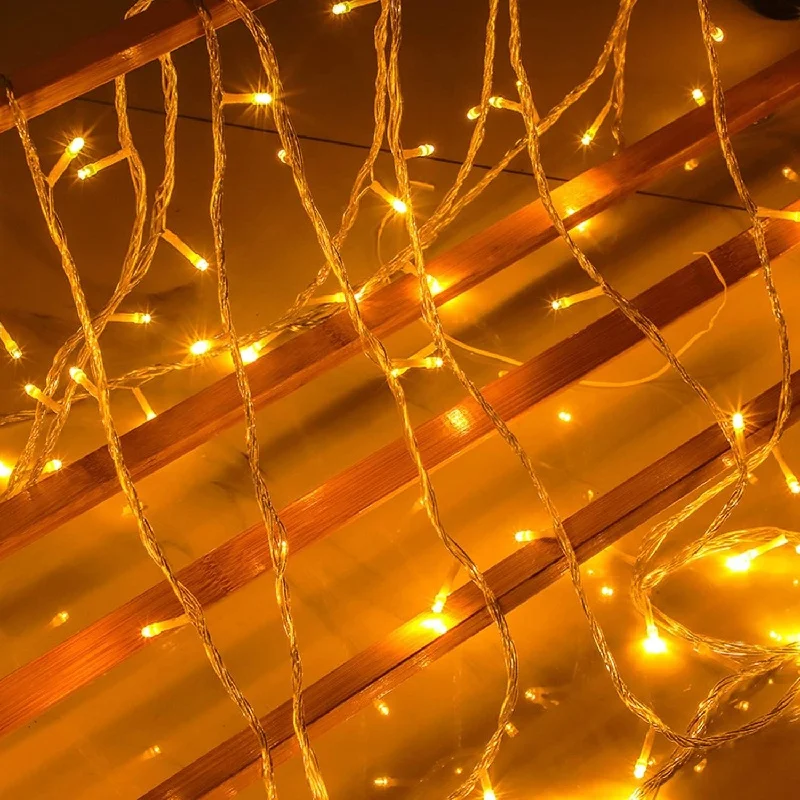 

Outdoor Waterproof LED Lamp 8 Flash Modes 200LED 20M Christmas Wedding Party Garland Decoration Light AC 220V