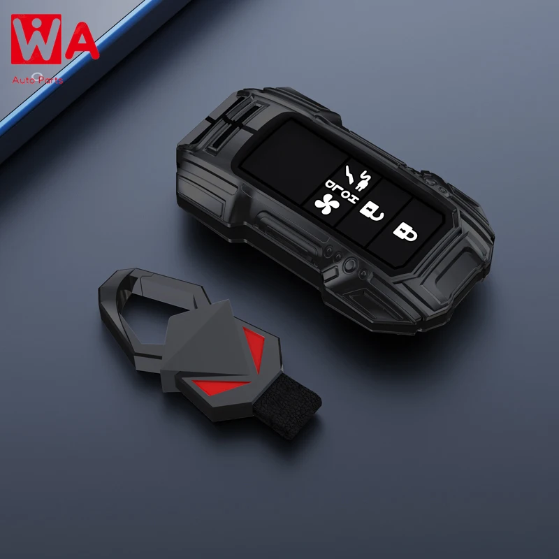 

Zinc Alloy Car Key Case Cover For Honda Clarity 2017 2018 2019 2020 2021 Smart Remote Key Fob CRV PHEV Hybird Car Accessories