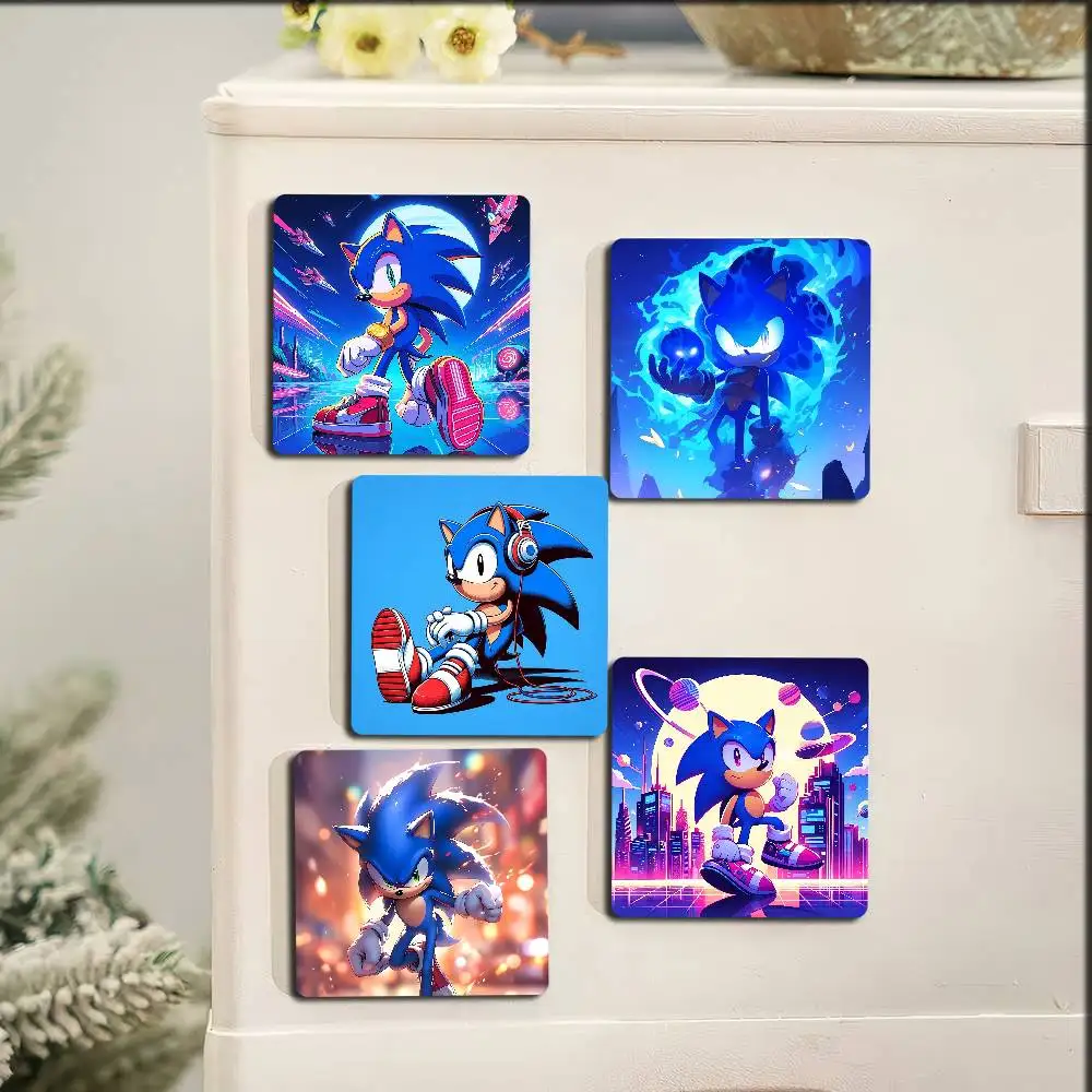 فيلم S-Super-SonicS شخصية مغناطيس الثلاجة المغناطيسي الثلاجة هدايا تذكارية للمطبخ مكتب خزانة السفر المنزل ديكو