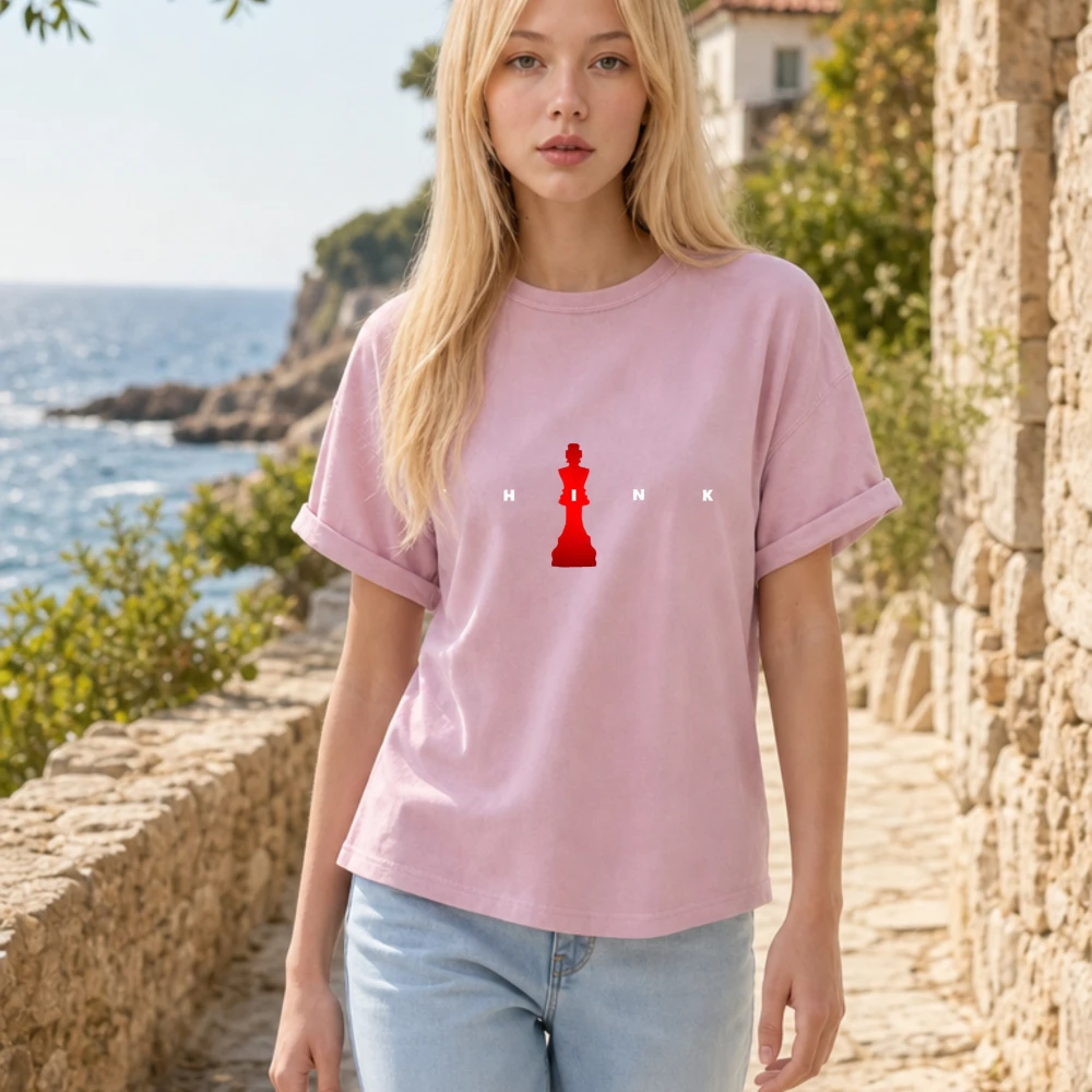 เสื้อยืดผู้ชายลายตัวอักษร KING - Board Game Simple บทวิจารณ์และราคา