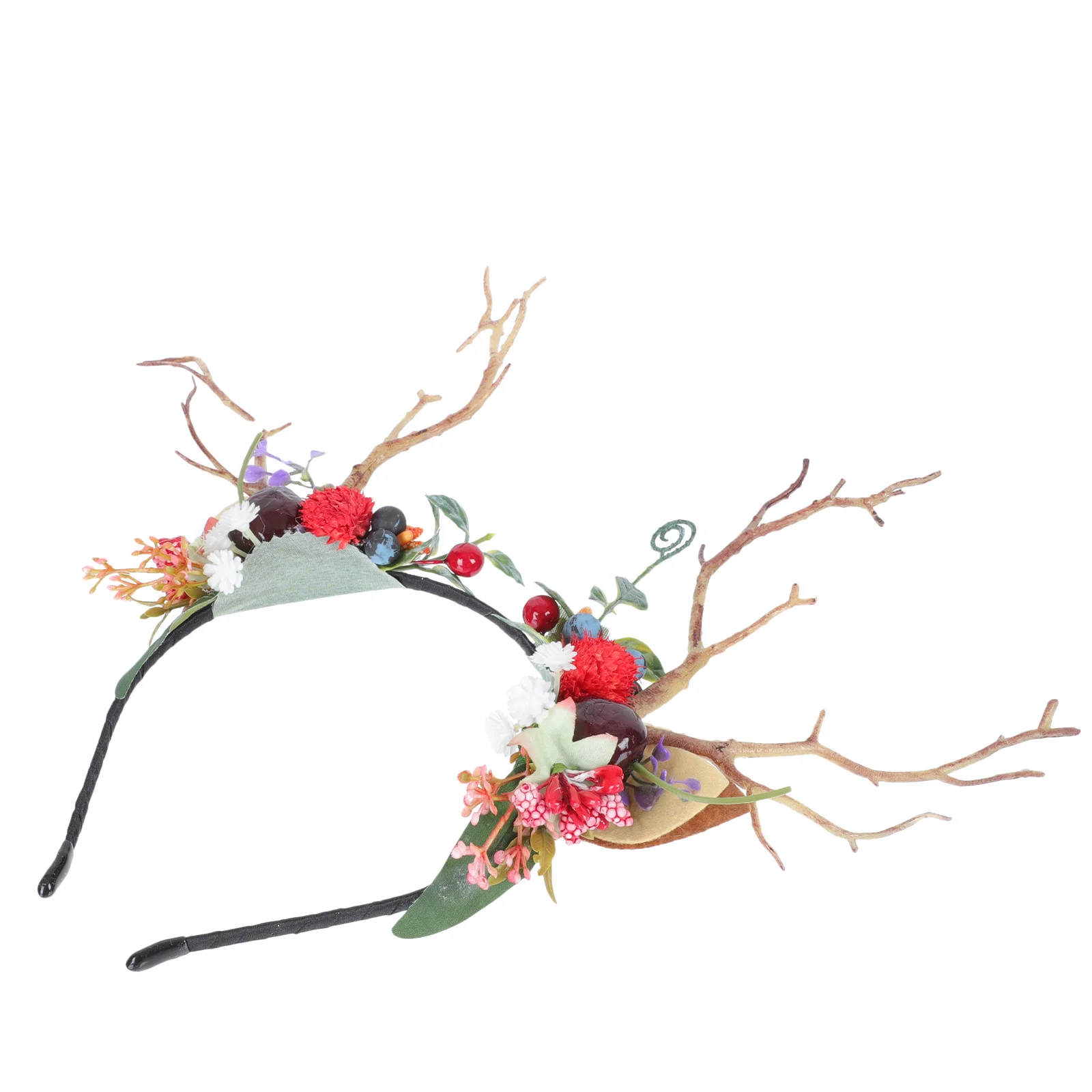 

Antler Headband Headbands Deer Hair Costume Halloween Headdress Party Supply Funny Child