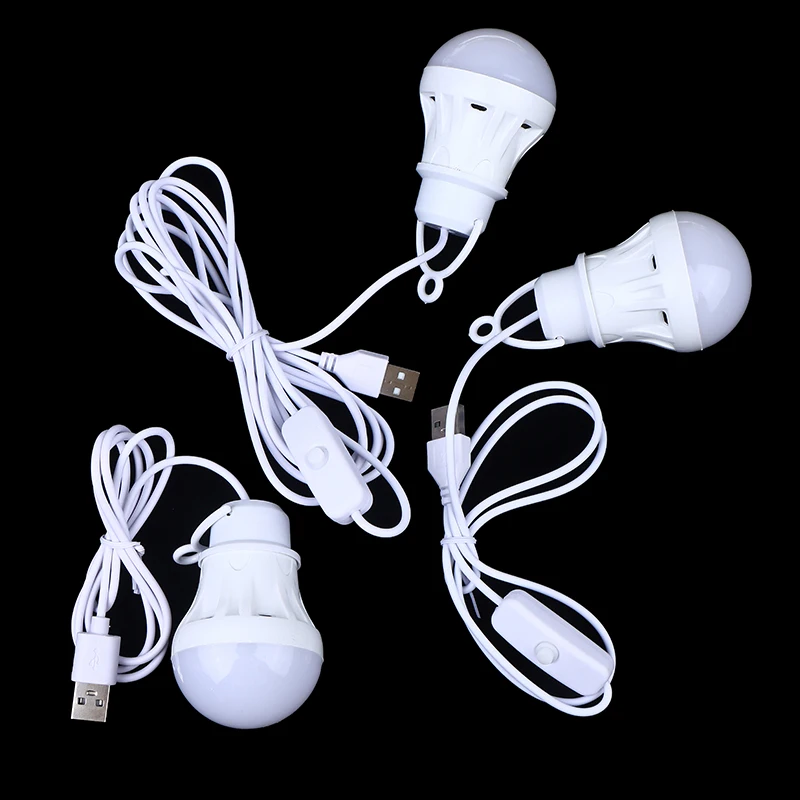 3W DC 5V USB Led Light Bulb Outdoor Camping Emergency Light Tent Hanging Lamp For Fishing Barbecue Camping DIY Lighting