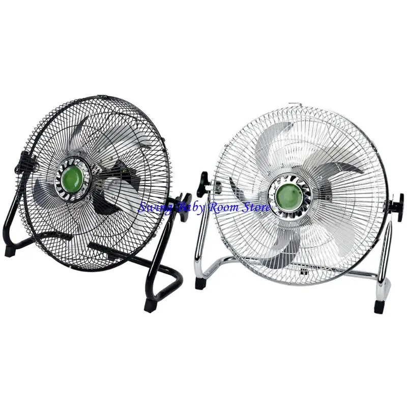 

K1AD Battery Operated Floor Fan with 12 Speed Portable Rechargeable Cordless Fan Cooling Device for Camping Home Outdoor