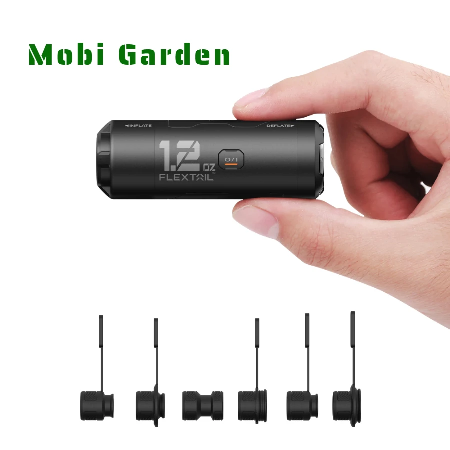 

Mobi Garden ZERO - 34g Portable Camping Air Pump Electric Inflator for Sleeping Pads, 1 Rechargeable Battery Included