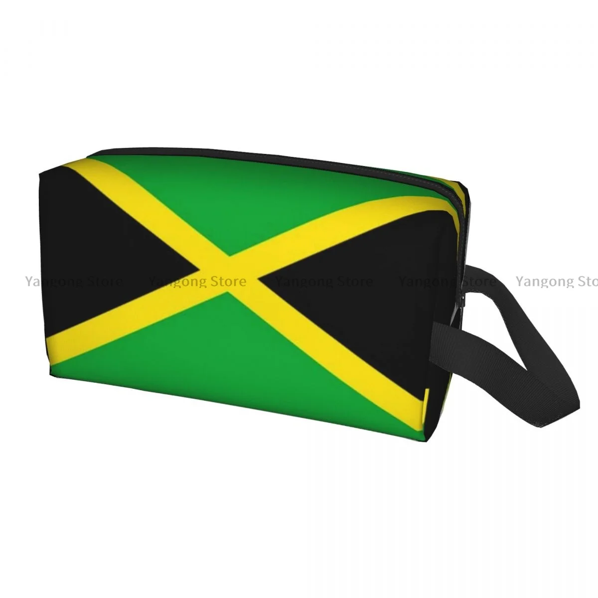 

Travel Toiletry Bag Jamaica Flag Cosmetic Necessaire Case Makeup Bag Beauty Wash Pouch Handbag