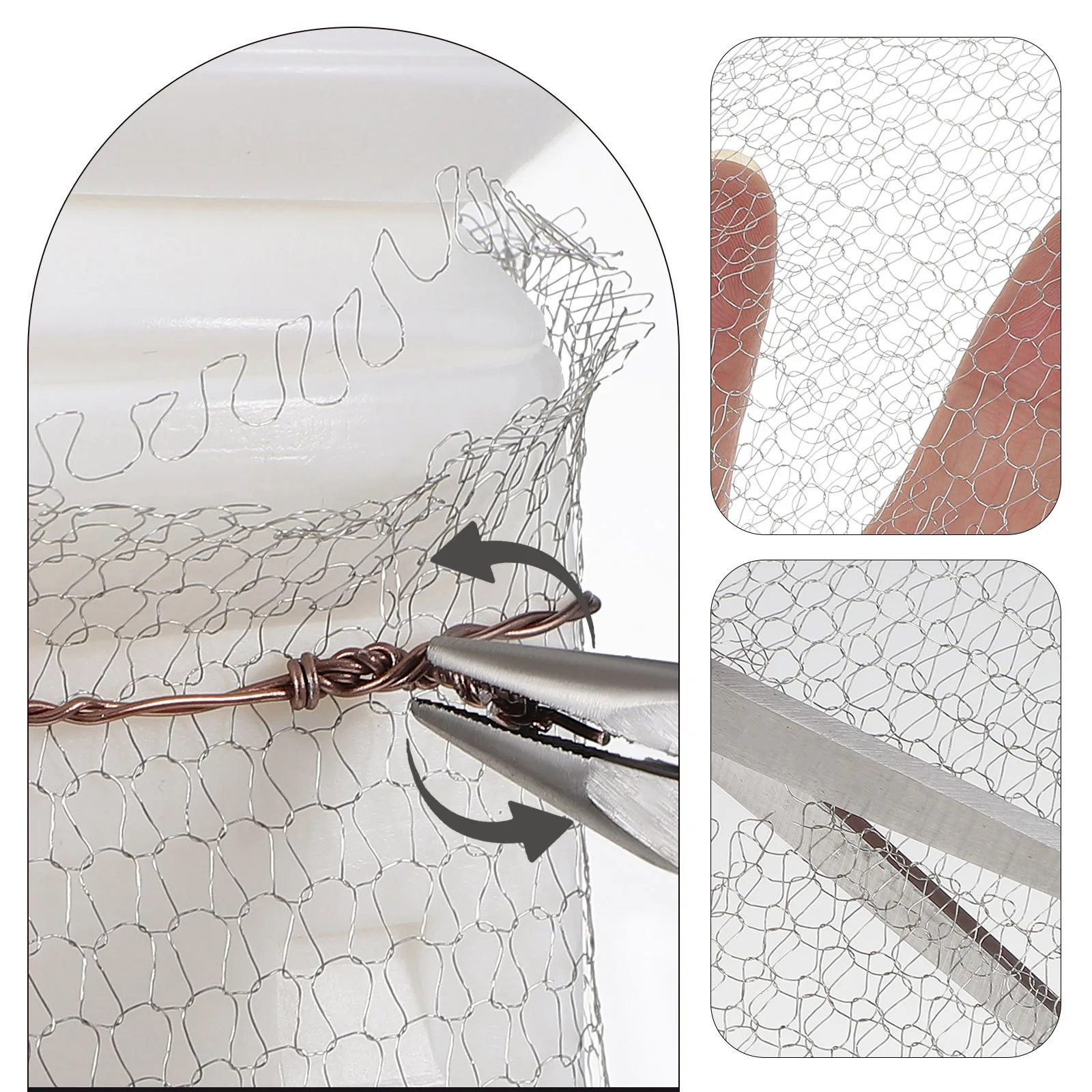 1 Roll Stainless Steel Wire Mesh Mouse Hole Filler Rodent Hole Blocker Rustproof Durable Wire Mesh Roll for Garden Yard Outdoor