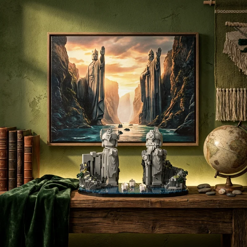 

4182 детали MOC: Стойбы Аргоната, Короли, Хоббит, Властелин колец – модель-конструктор, рождественский подарок, развивающая игрушка, кирпичики для детей