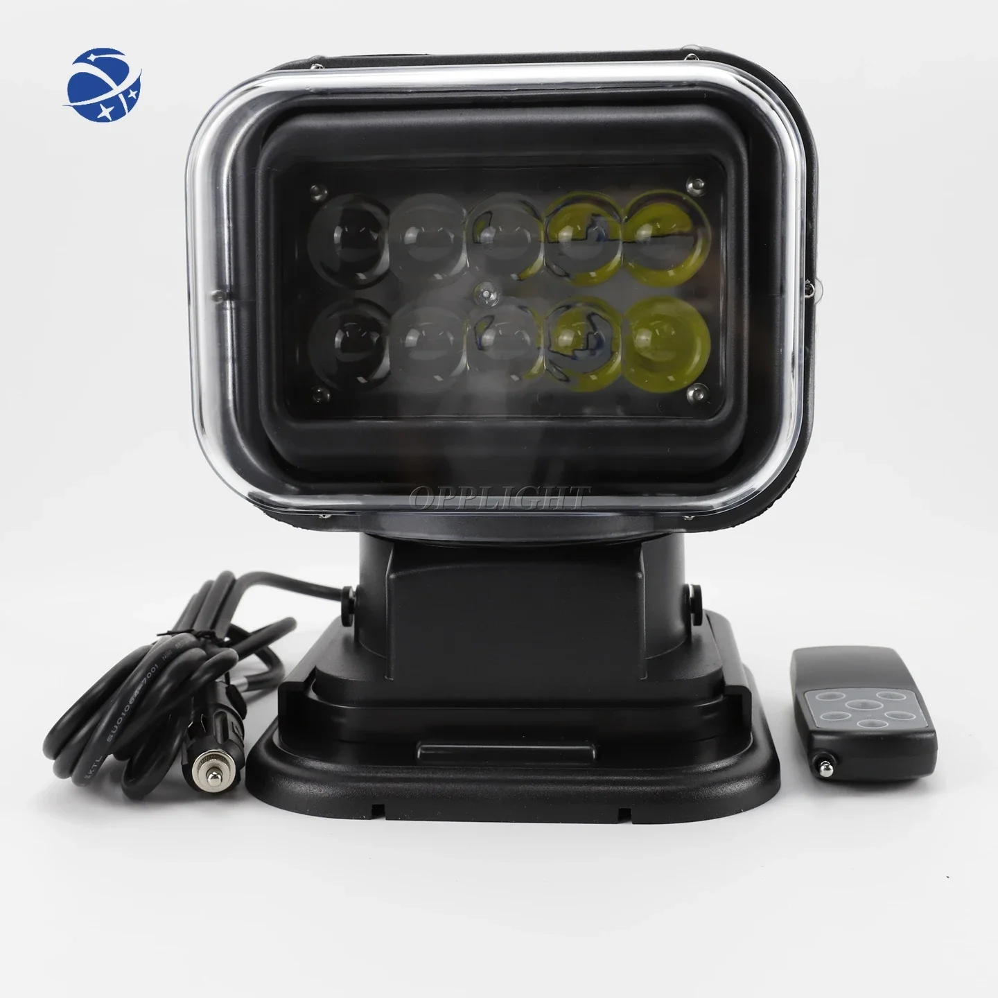 YYHC50W 7 بوصة كشاف بحري محمول 12 فولت/24 فولت Led كشاف بحث لشاحنات يخت على الطرق الوعرة ATV SUV قارب