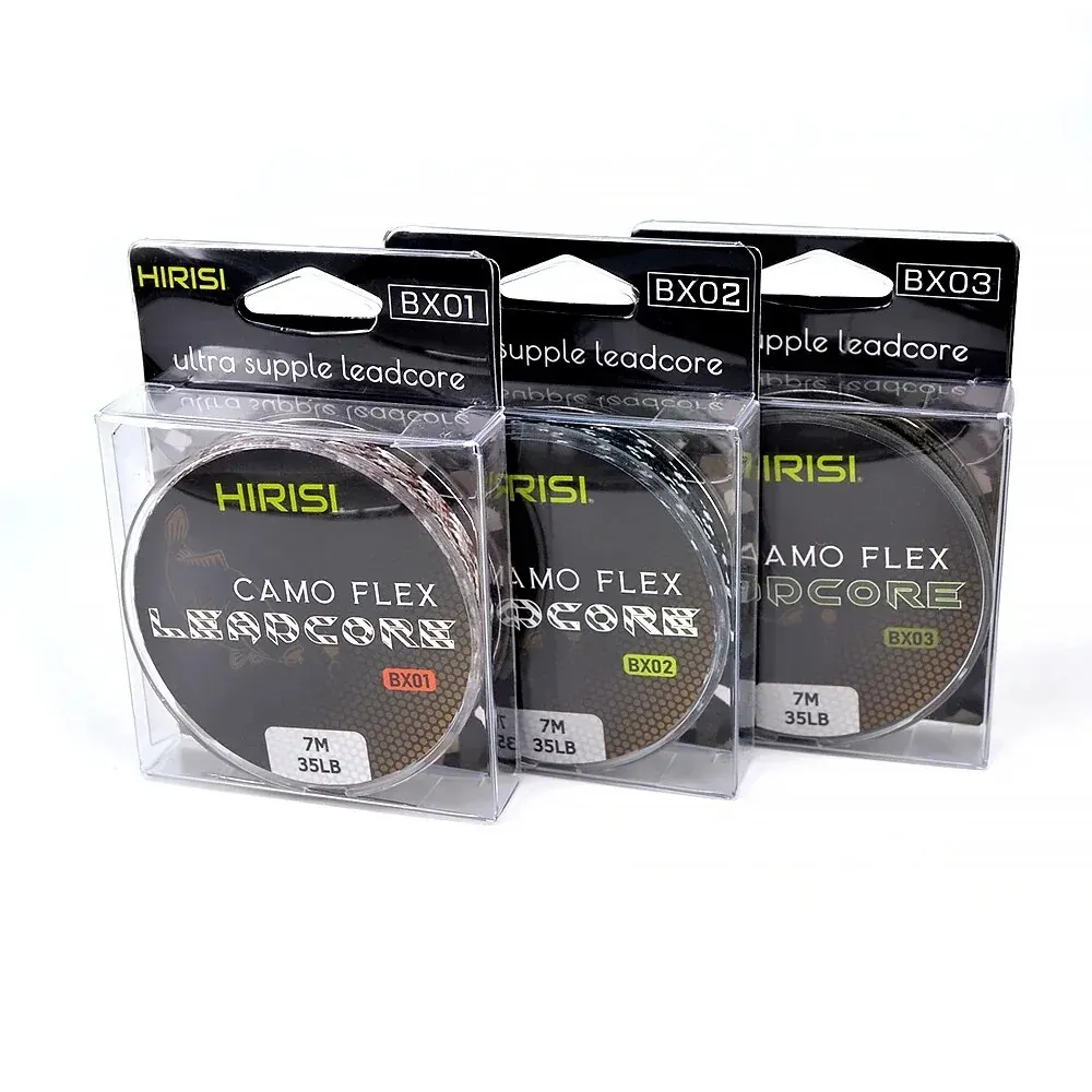 1pcs 35LB 7M Leadcore Carp Fishing Tackle Line Make Carp Hair Rigs 3 Color Braided Lead Line image 6