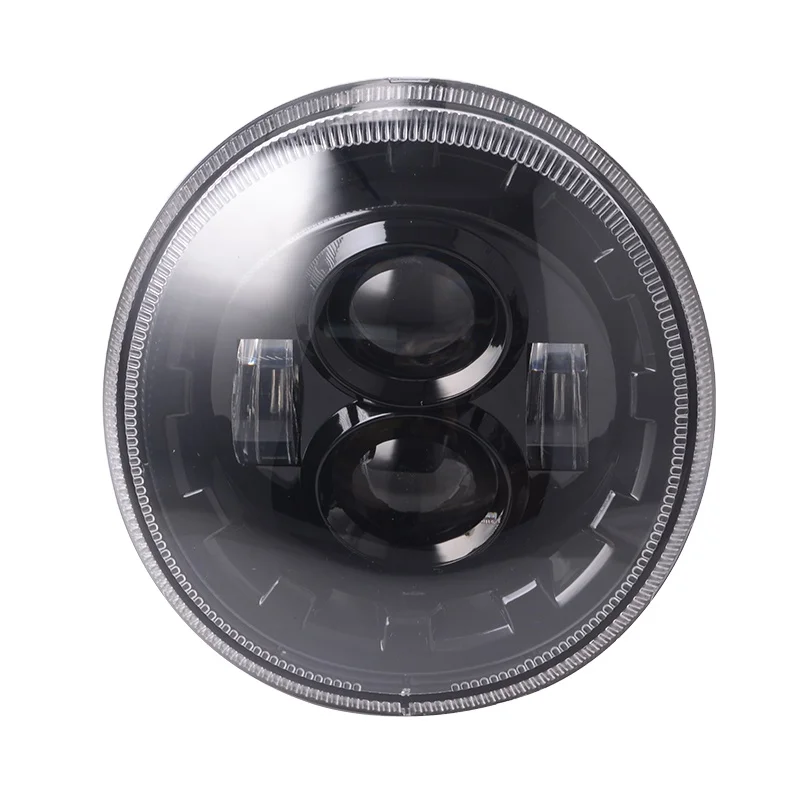 YongJin Black LED headlight light For vespa scooter GTS 300 gts300