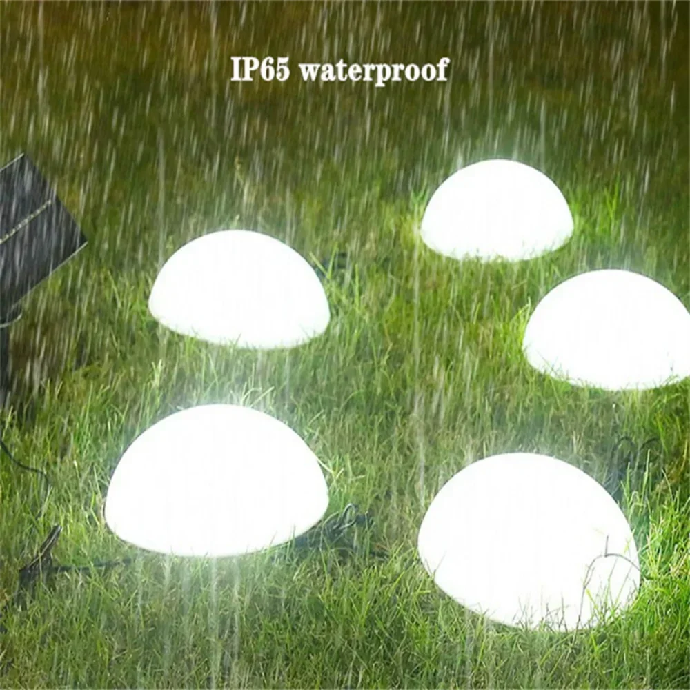 Lâmpada solar casa quintal garagem pátio iluminação 5 pçs/set led solar jardim luz ao ar livre luzes do gramado caminho paisagem à prova dwaterproof água