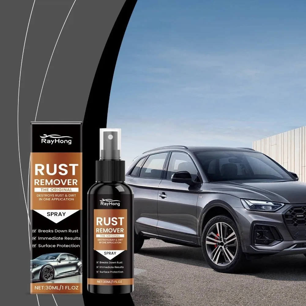 Fast-Acting Rust Remover Spray 1 Fl.oz Concentrated Rust Converter Oxidation Remover Spray Can Heavy Duty Rust Dissolver