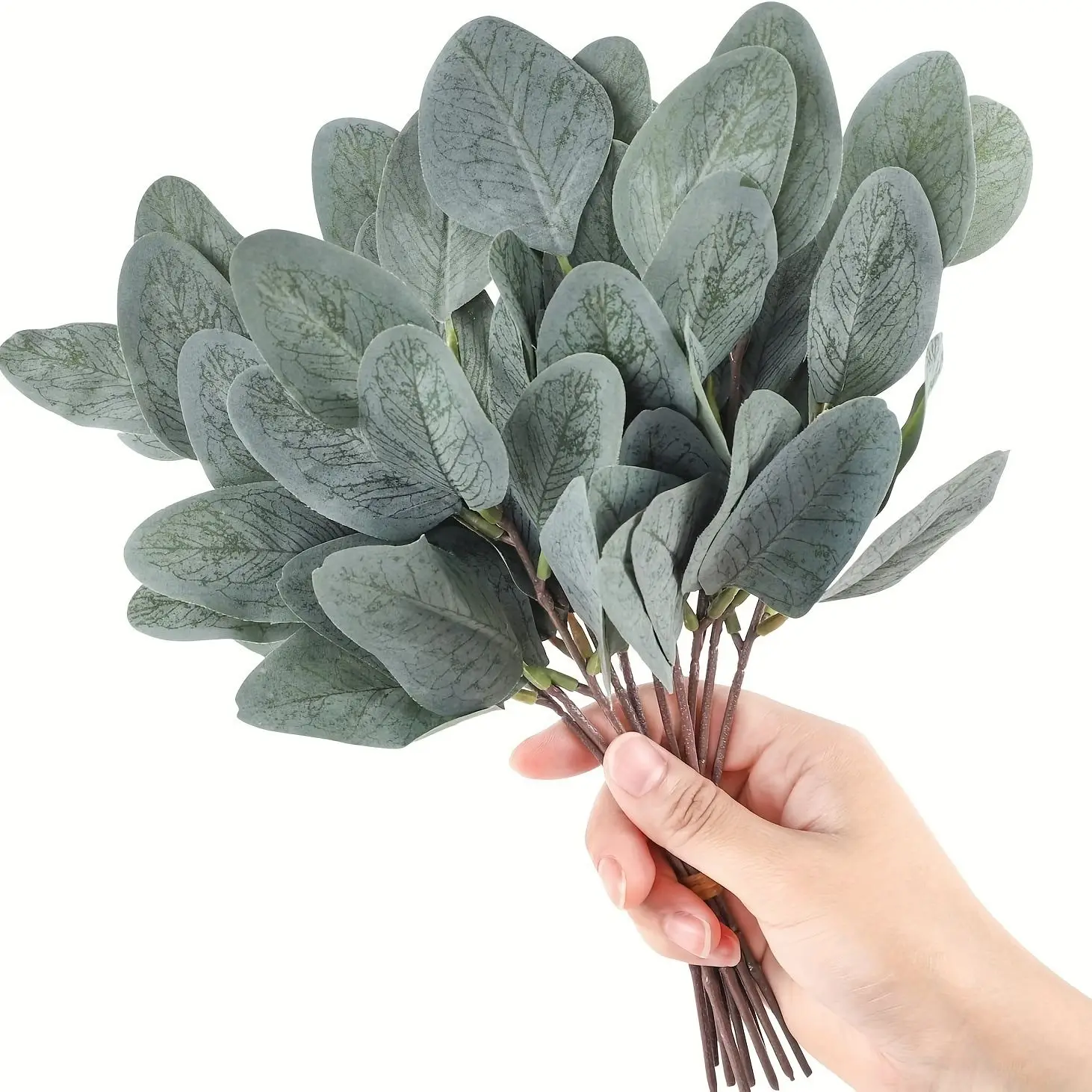 10/20 Stuks Kunstplanten Eucalyptus Blad Thuis Vaas Decoroutdoor Tuin Binnenplaats Bruiloft Bruid Bloem Krans Bloem Gift Props