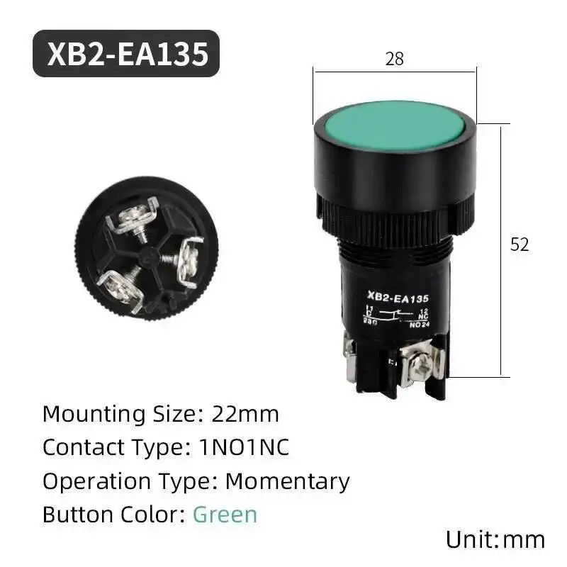 Variant: EA135-Green 1NO1NC