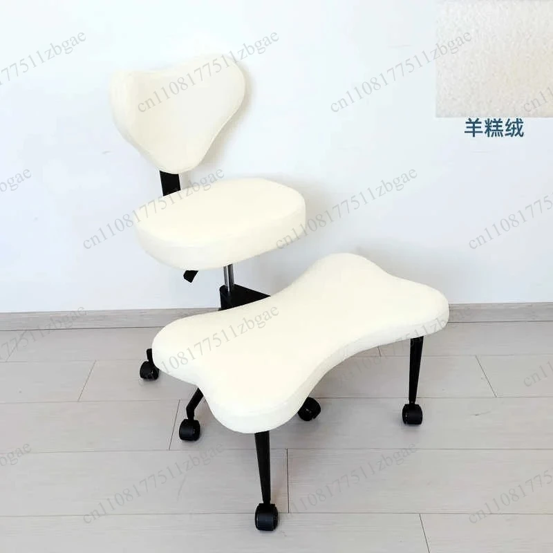 Cross Legged Office Chair For Desk Work Yoga Mindfulness Comfortable  – Meditation Seat with Lumbar Support  Space-Saving