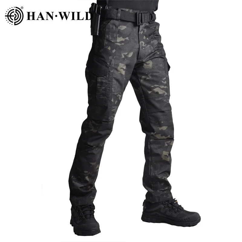 Multicam Army Camouflage Pants Military Tactical Men Work Hunting Clothes Airsoft Hiking Paintball Combat Cargo Pant