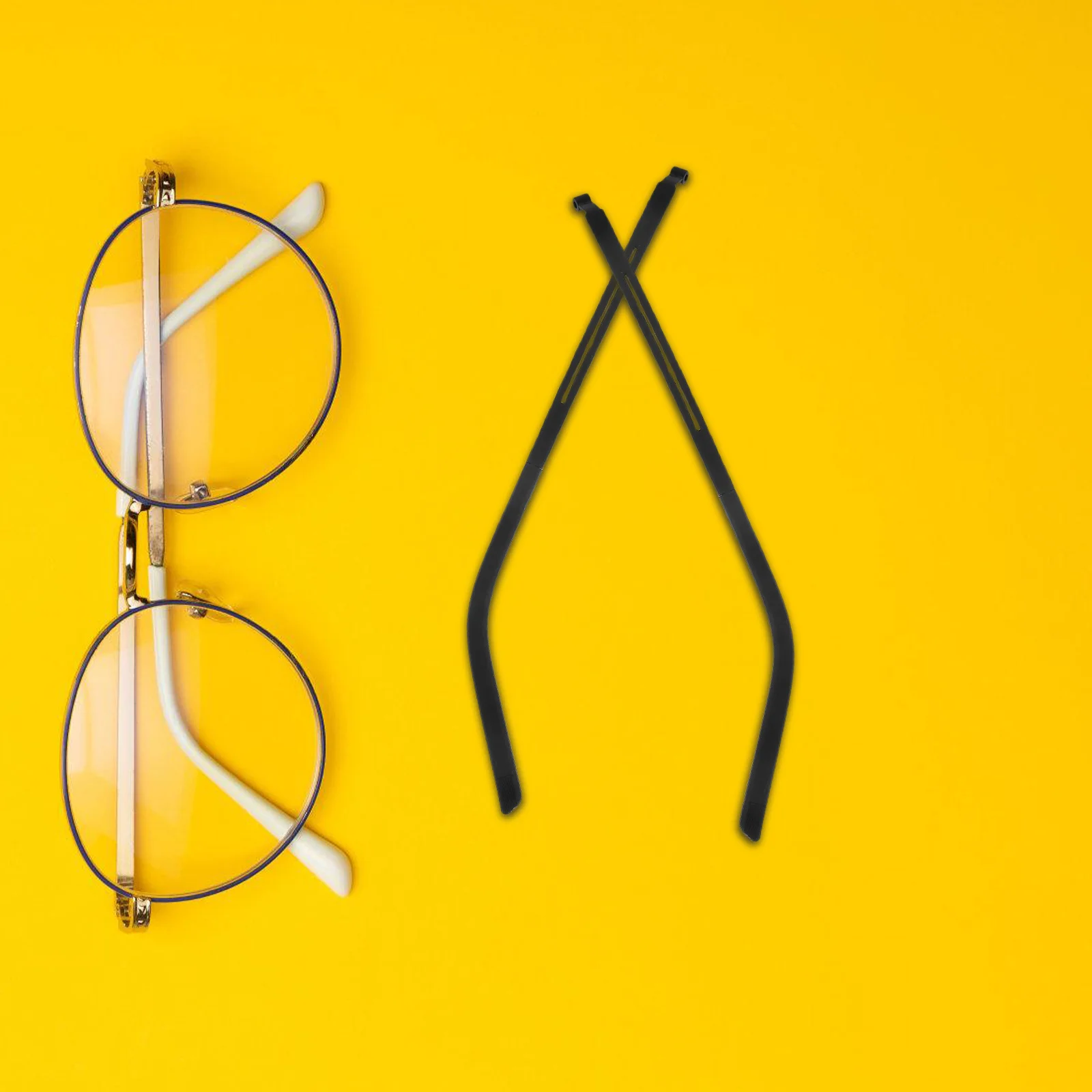 

1 Pair Universal Metal Glasses Replacement Temples Arms Legs For Eyeglass Frames Durable Alloy Secure Connection Easy Install
