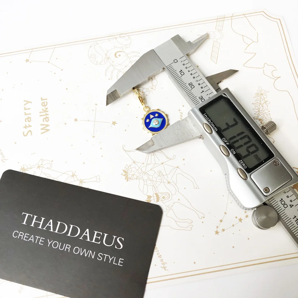 Ciondolo con ciondolo blu Nazar Eye argento Sterling 925 di alta qualità nuovi gioielli fortunati per donna uomo