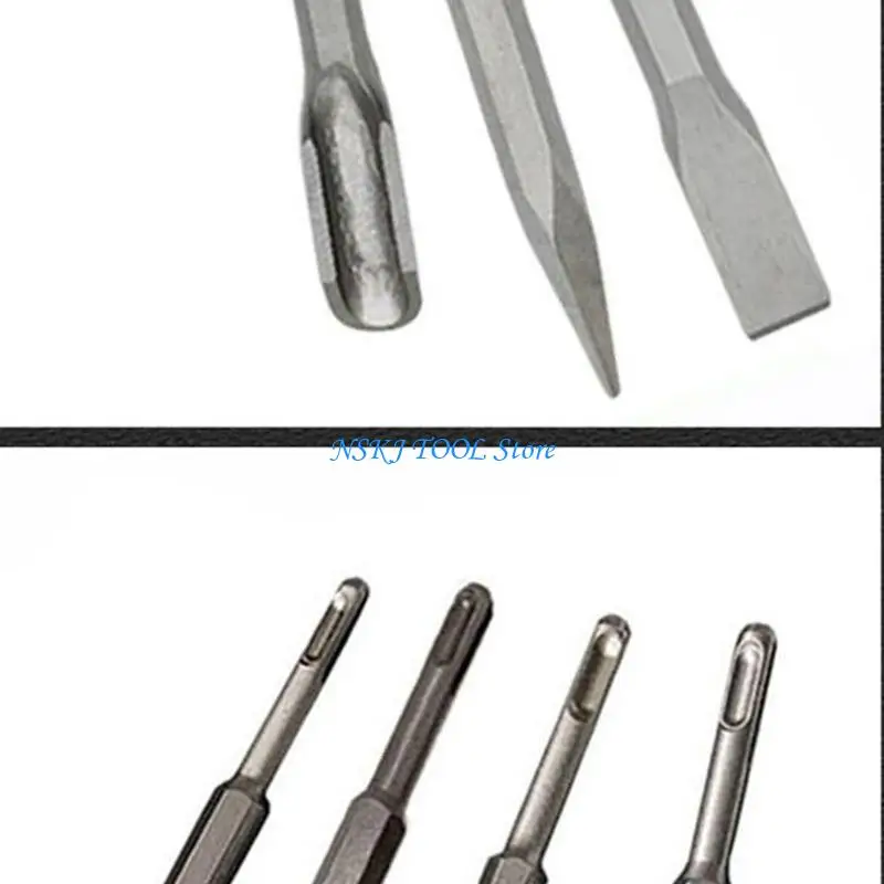 

L8RC 4PCS SDS Chisels Set Point Gouge Flat Electric Hammer Drill Bit