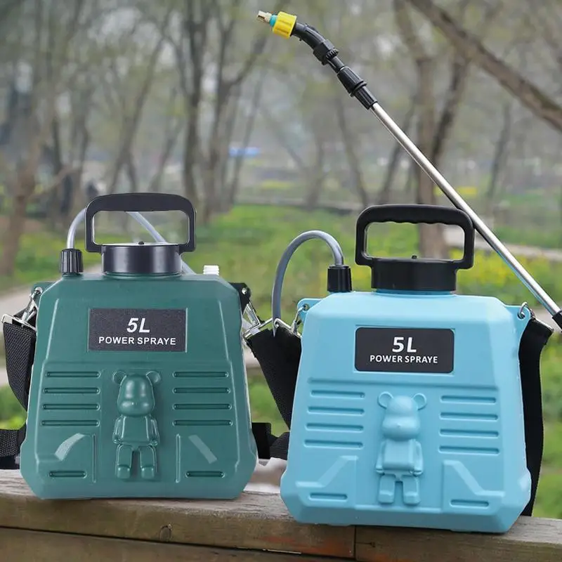 

Shoulder-type Electric Pesticide Sprayer 2000mAh Lithium Battery Spray Garden Power Tool Comes with 5L Bucket USBCharging