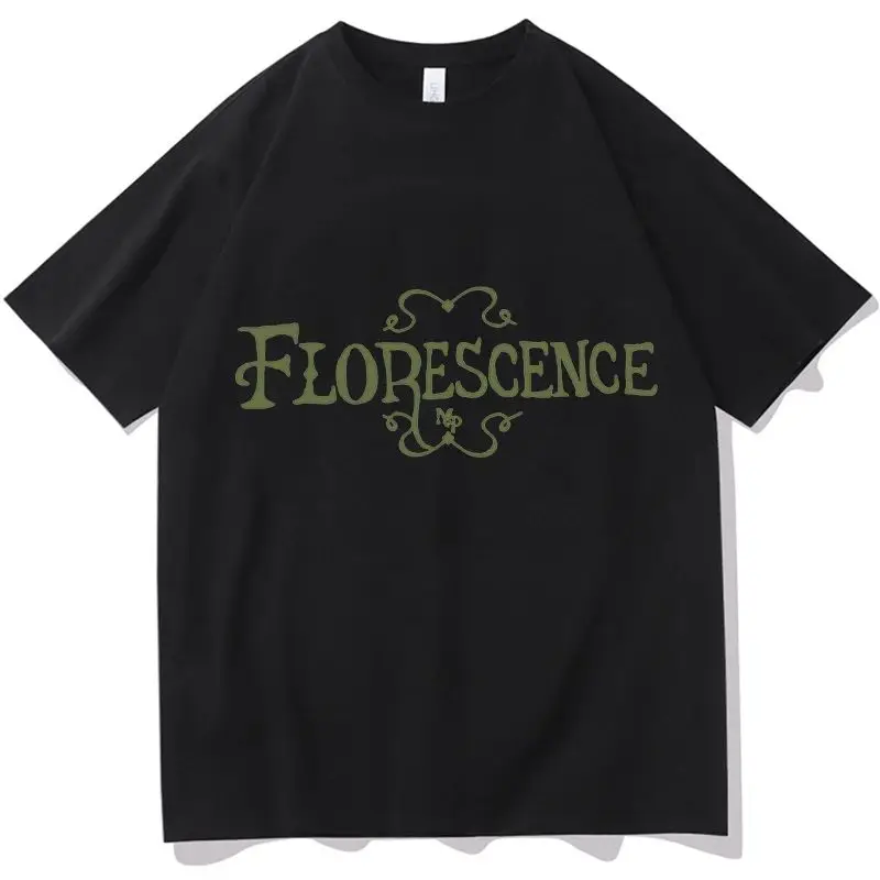 Fashion Y2k Streetwear Maisie Peters Florescence T-shirt Summer Casual Loose Tshirt O-neck Graphic Print Top Hip Pop Tees Unisex