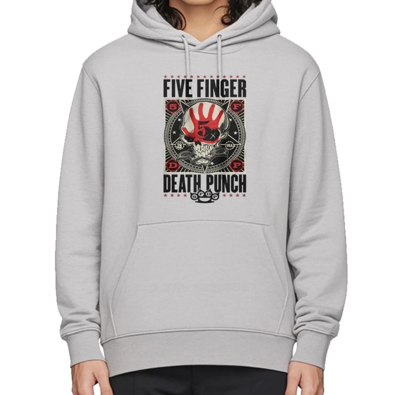 Мужские весенние толстовки, осенняя мужская теплая толстовка на молнии, большие размеры Death Punch FFDP, белая толстовка с капюшоном, рубашка рок-группы, бренд, модный аниме