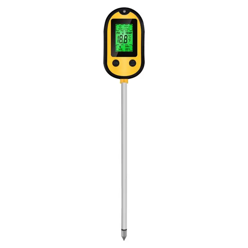 

Digital Soil Moisture Probe 5 In 1 Gardening Farm Lawn Tester Accurate Soil Moisture Probe For Flowers Farm Plants Potted Plants