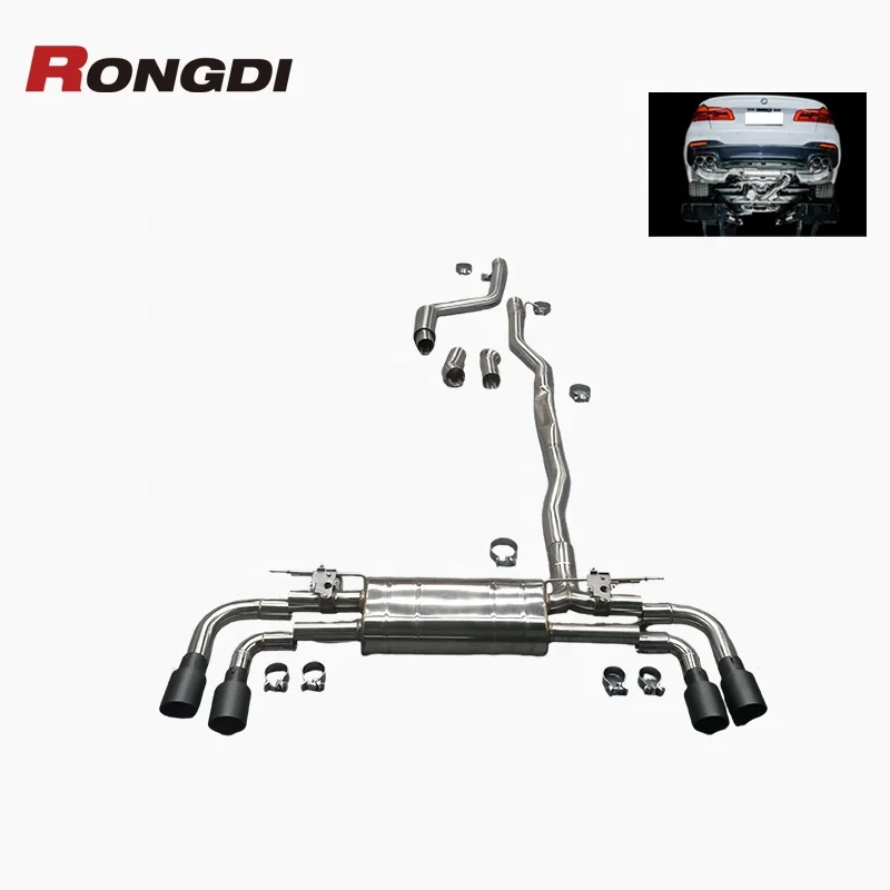 

Modification 304 Stainless Steel High-Performance Valvetronic Cat-back Exhaust for 530i G30 B46 Exhaust Pipe