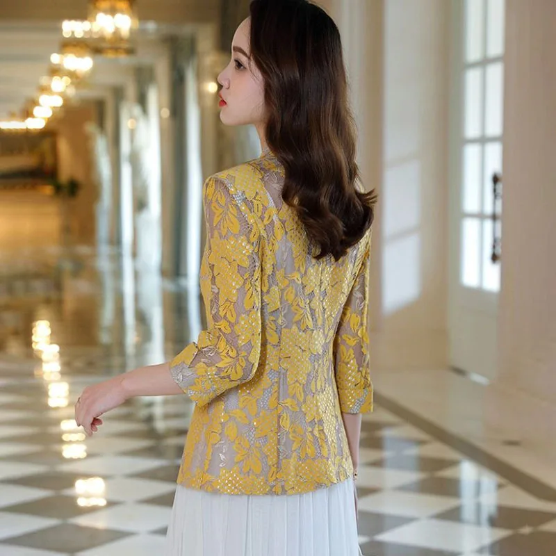 صيف 2026 المرأة رقيقة واقية من الشمس سترة الكورية موضة الجوف التدريجي سليم صالح كبير الحجم 8XL رداء غير رسمية ملابس خارجية #3