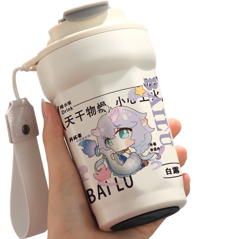 16Cm Honkai Star Rail Sparkle Huohuo Kafka Firefly Aventurine Argenti Stainless Steel Coffee Thermos Insulated Cup Toys Gift