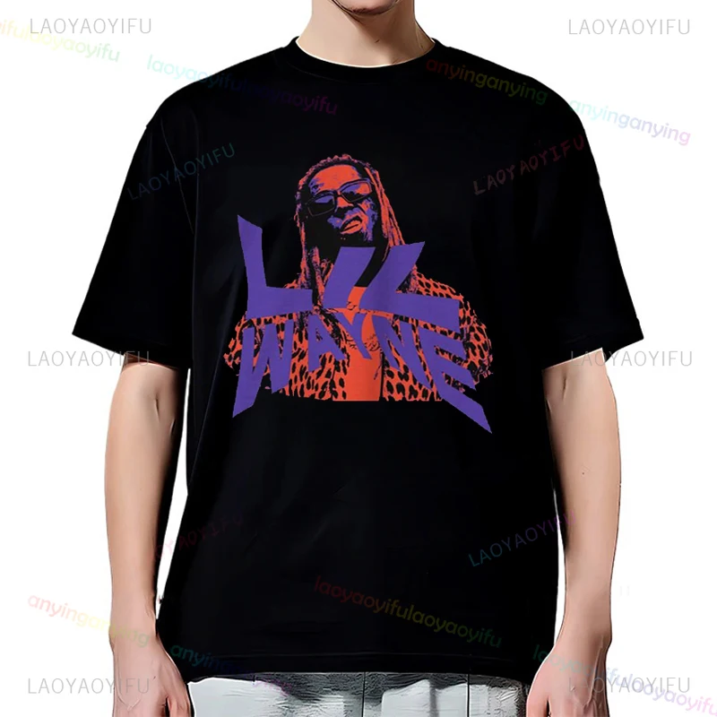 Rapper-Lil-Wayne-New Album Graphic T Shirt Men Hip Hop Streetwear Harajuku Short Sleeve T-shirt Retro Style Clothing Cotton Tee